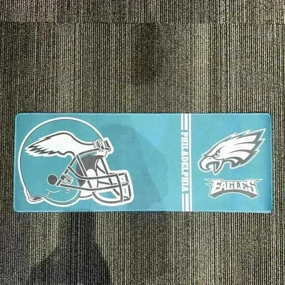 Philadelphia Eagles extra large Mouse Pad Blue & White/ Perfect for gaming! - Picture 5 of 6